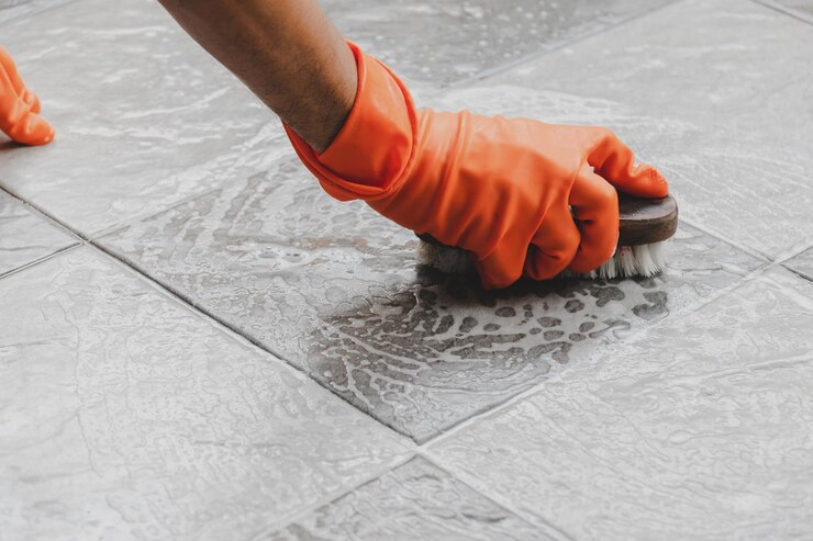 Bathroom Tiles Cleaning